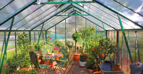 WAMA Gewächshaus Profi 120 24.06m² (B 320cm X L 752cm) Stabile