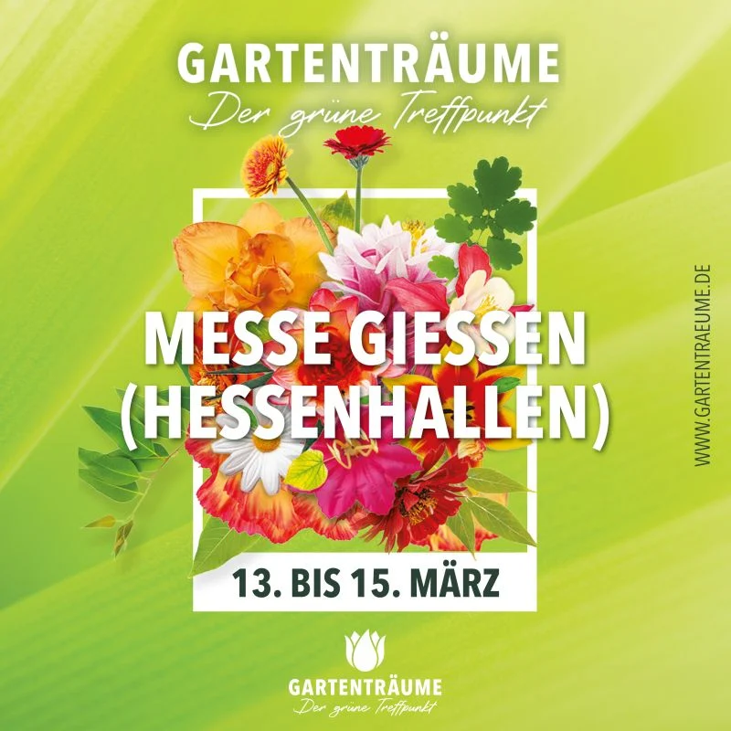 WAMA als Aussteller auf der Gartenträume-Messe in Gießen