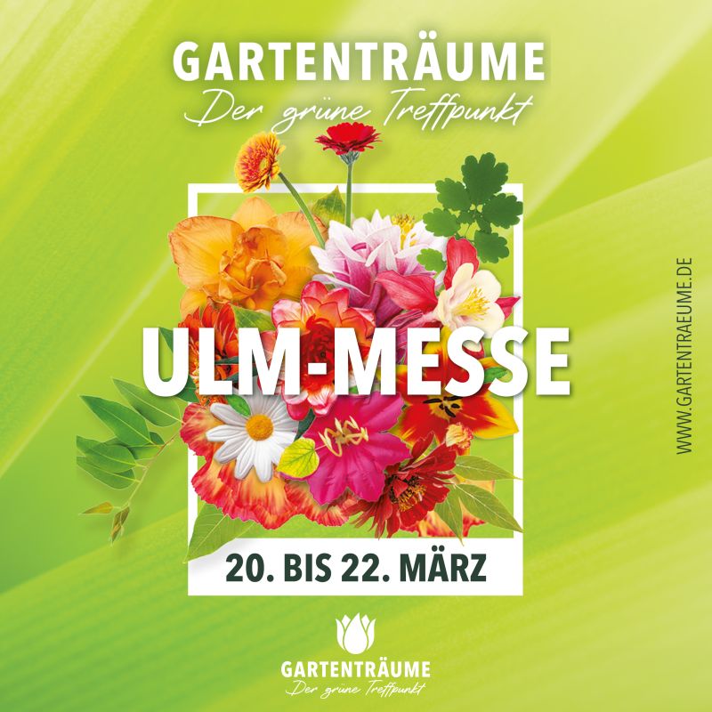 Messe "Gartenträume" in Ulm: WAMA gehört zu den Ausstellern