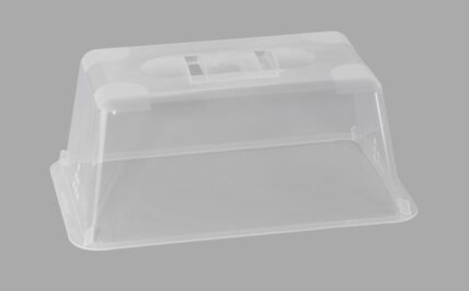 Abdeckhaube mit Belüftung für Anzuchtschale 29 x 19 cm – durchsichtig