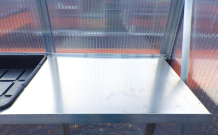 alu ablage 100 x 40 cm für seitenwandregal tropic 42cm tief