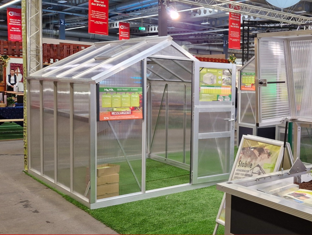 gewächshaus mini 40 150kl ausstellungsstück messe