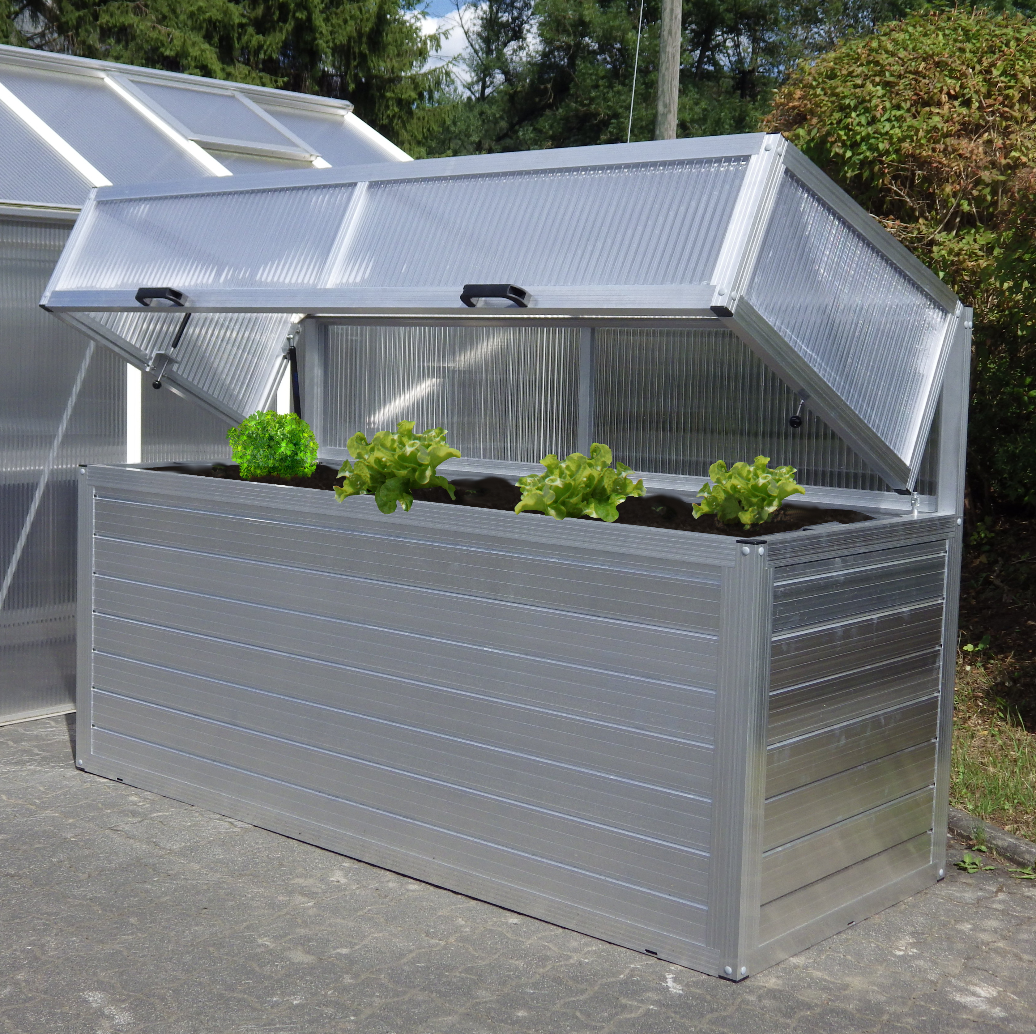 hochbeet 80 200 mit fruehbeet aufsatz