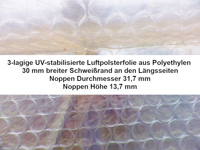 Luftpolsterfolie 2 m breit x 7 m lang