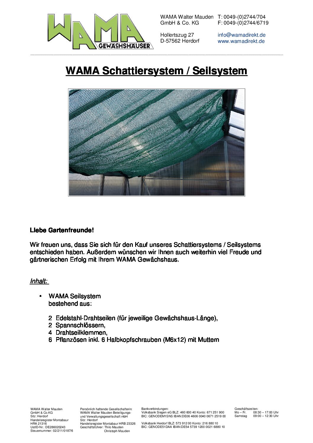 montageanleitung schattiersystem pdf