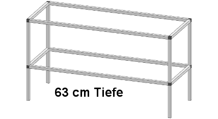 Pflanz- und Arbeitstisch <br> Länge: 163 cm