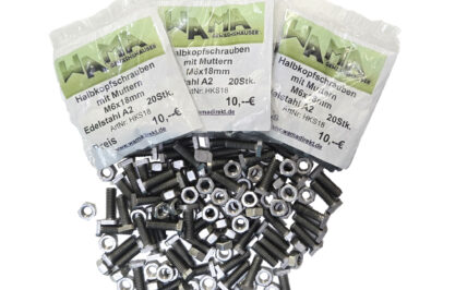 sparset halbkopfschrauben 18mm (3x20) 3erhks18h