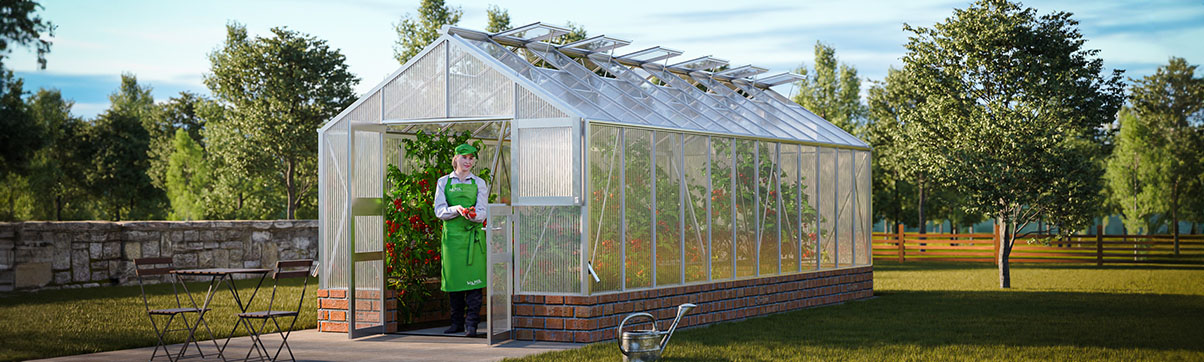 wama gewaechshaus serie mauer maxi
