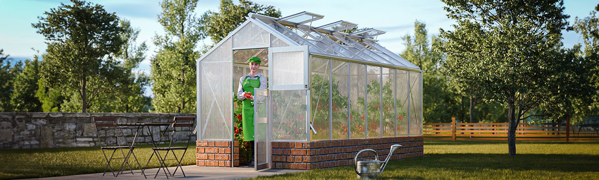 wama gewaechshaus serie mauer mini
